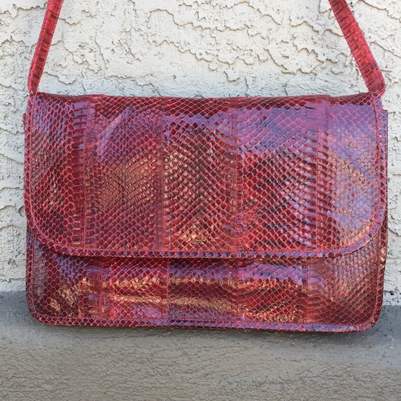 Handbags - Marilyn Scher snakeSkin Purse Vintage Genuine